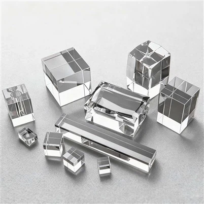 Lege Crystal Cube fan hege kwaliteit foar lasergravure